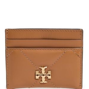 Trade for Britt Tory Burch Brown Card Holder with Gold Logo